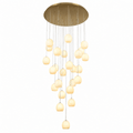Nivora Cluster Staircase Marble Chandelier