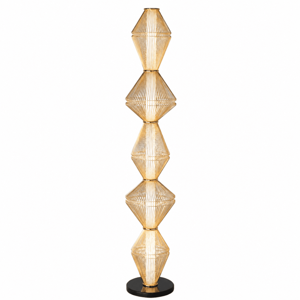 Oranique Tiered Wire LED Floor Lamp