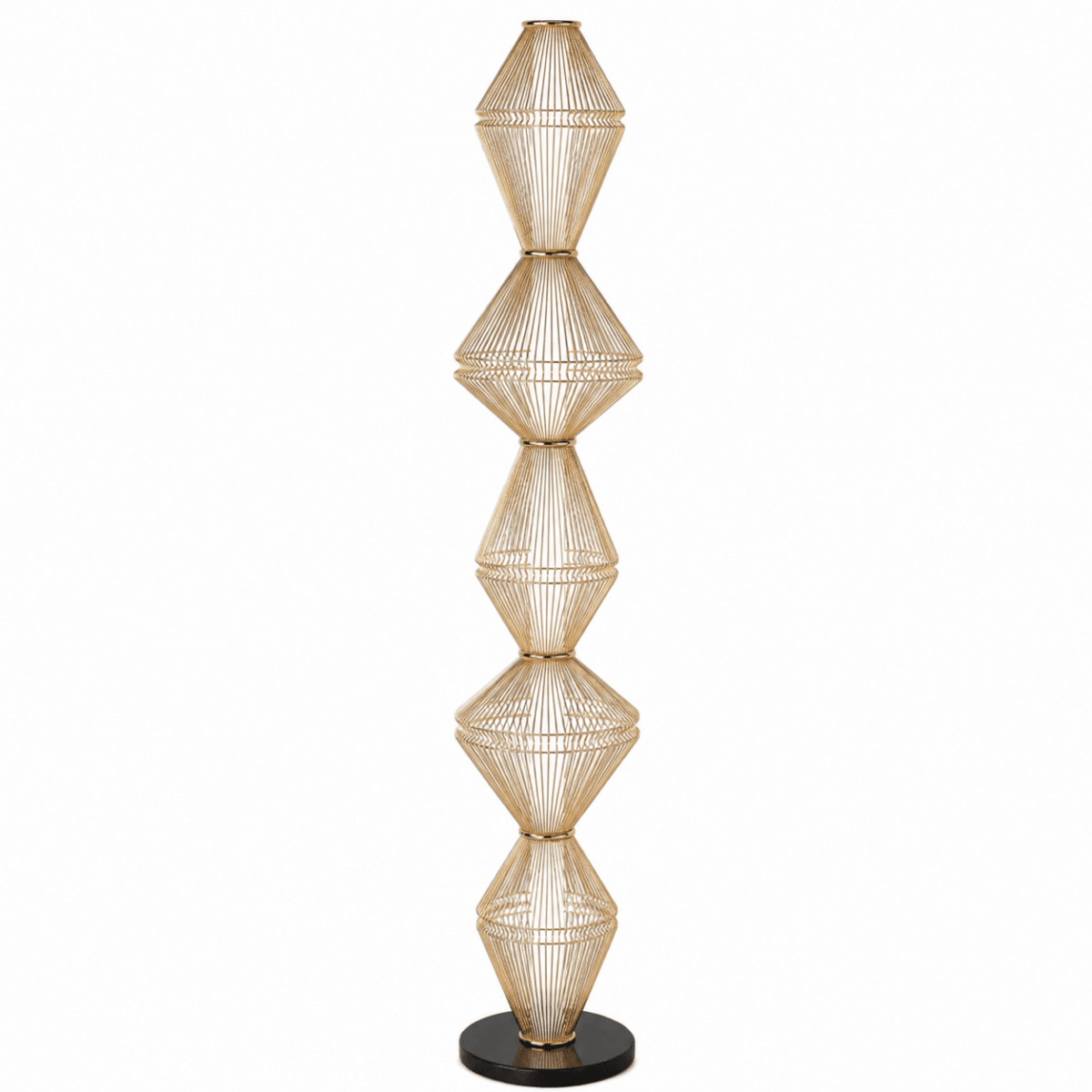 Oranique Tiered Wire LED Floor Lamp