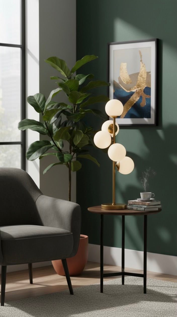Orion 5 - Globe Staggered Table Lamp