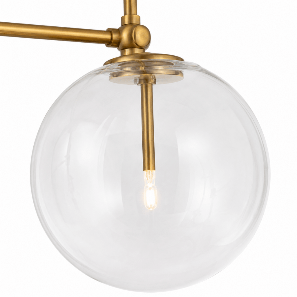 Shadowline 7 - Globe Linear Chandelier