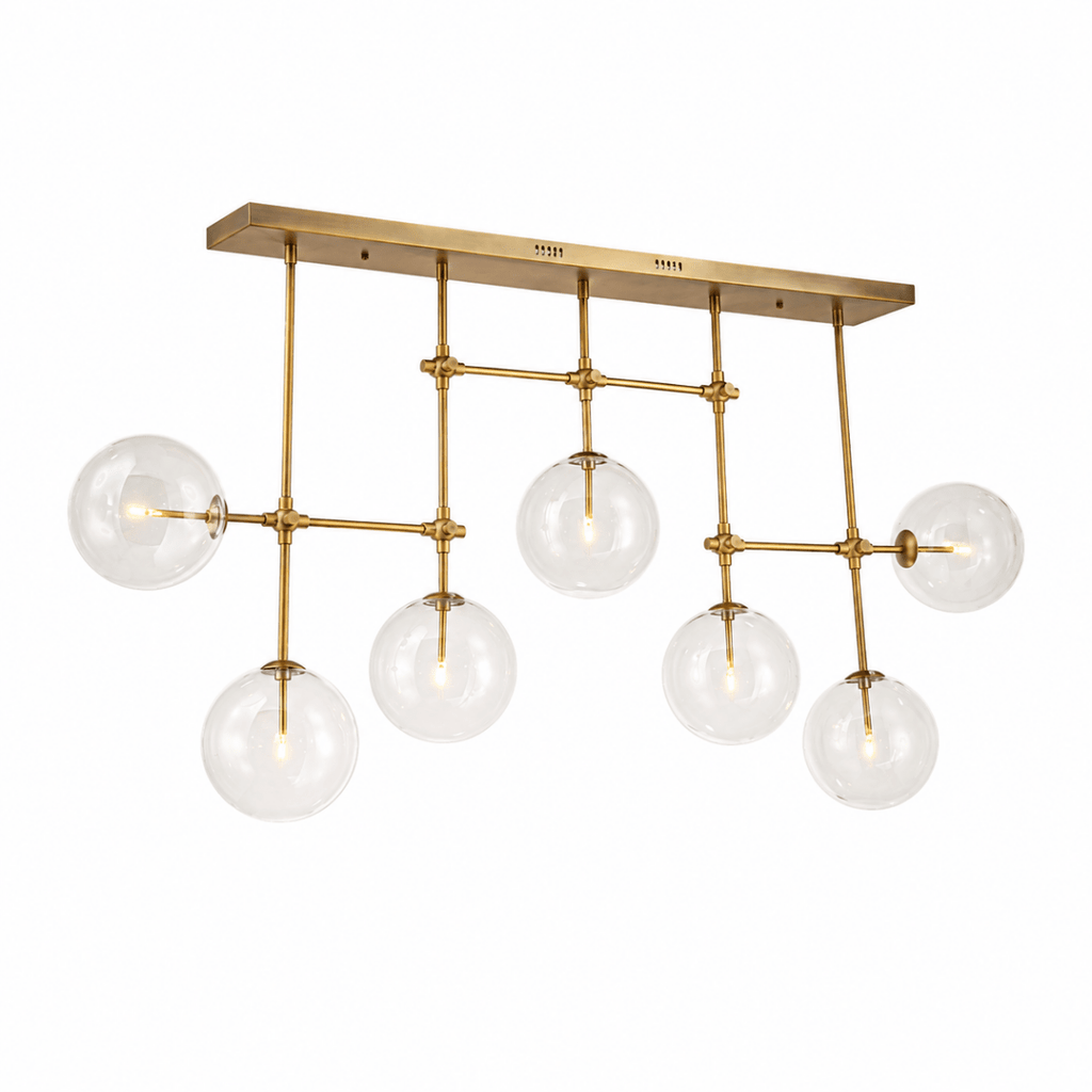 Shadowline 7 - Globe Linear Chandelier