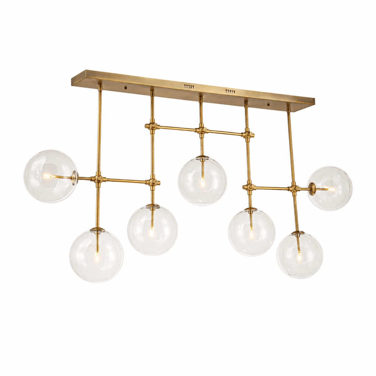 Shadowline 7 - Globe Linear Chandelier