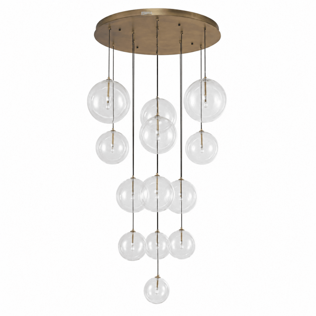 Shadowline 78 Inch Multi 12 Light Chandelier