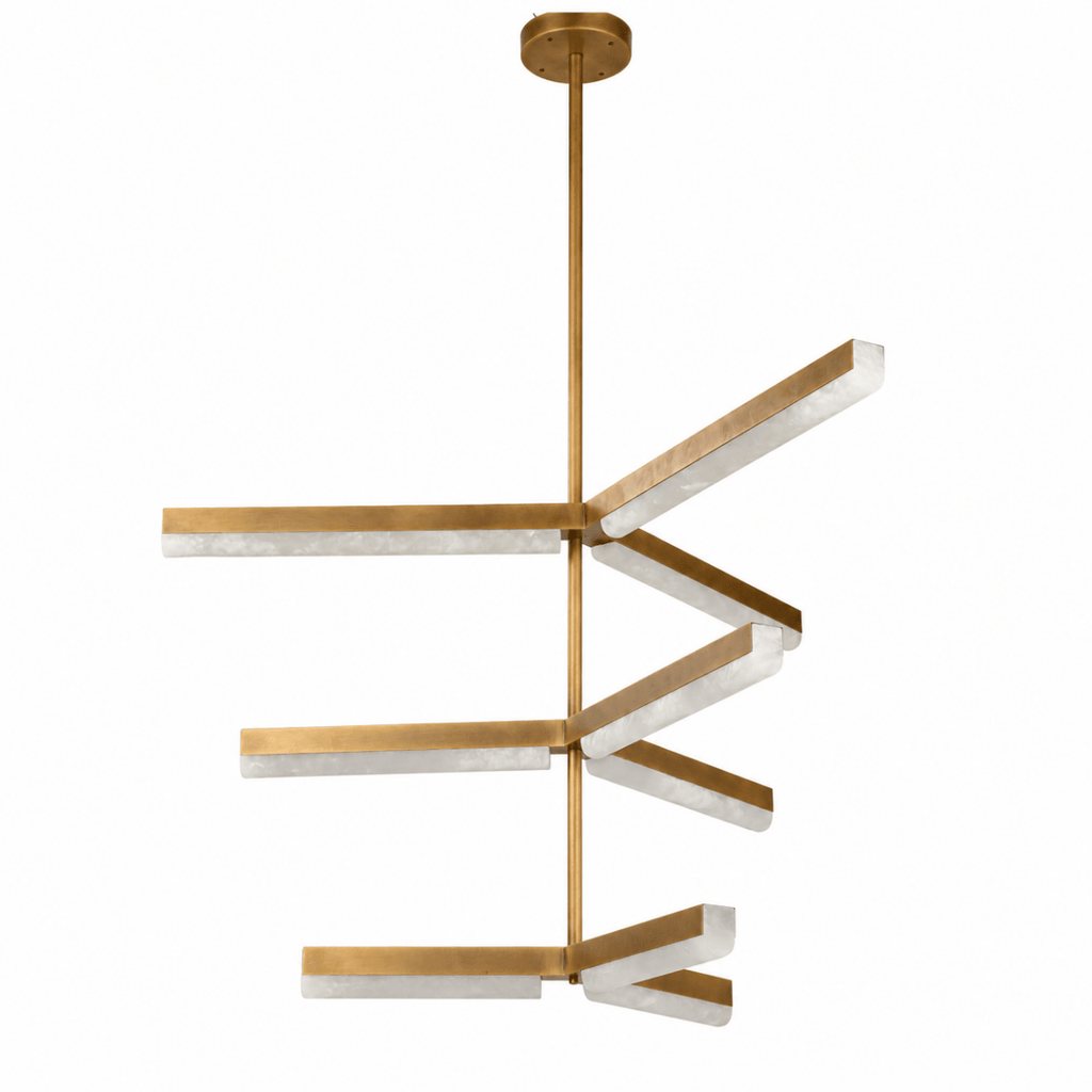 Stratus Branch Alabaster LED Chandelier