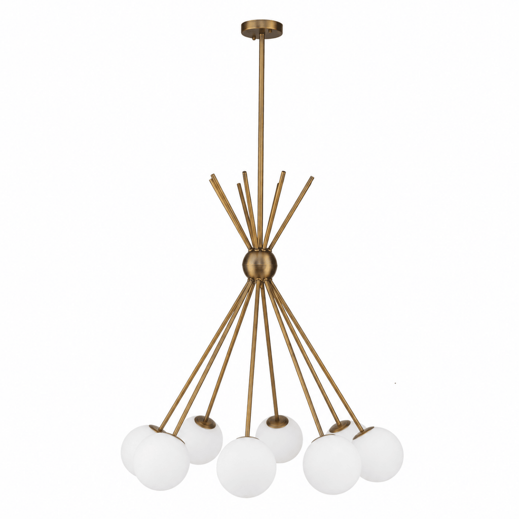 Tangent 33 Inch 6 - Globe Sputnik Chandelier
