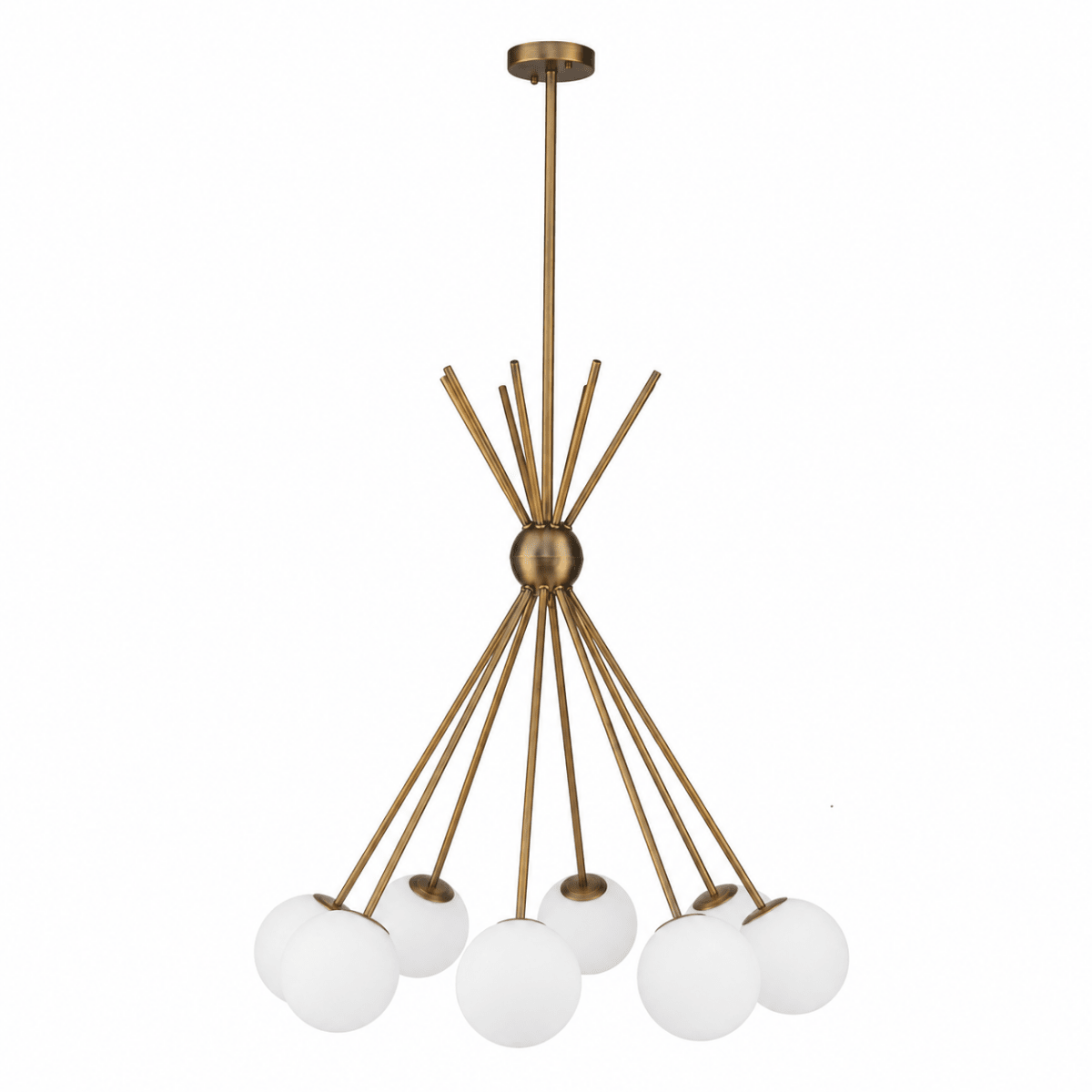 Tangent 33 Inch 6 - Globe Sputnik Chandelier