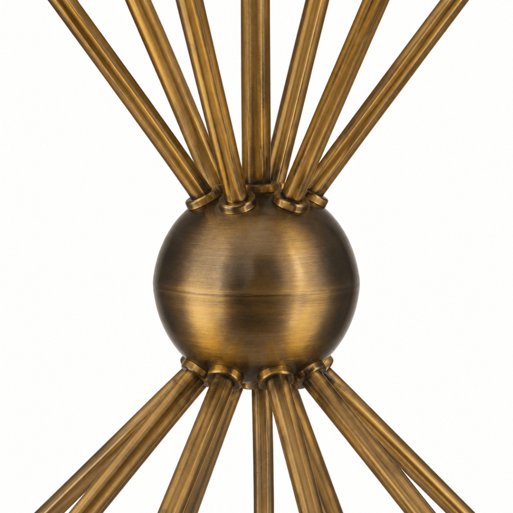 Tangent 33 Inch 6 - Globe Sputnik Chandelier