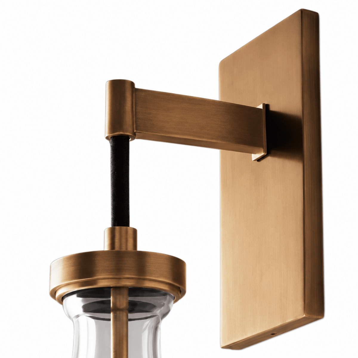 Teara Raindrop Aged Brass Wall Sconce