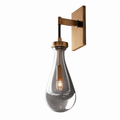 Teara Raindrop Aged Brass Wall Sconce