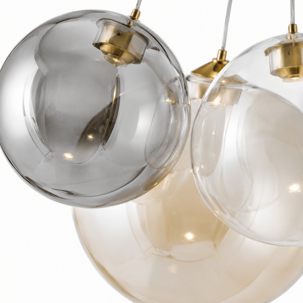 Tricolor Drift 3-Globe LED Pendant