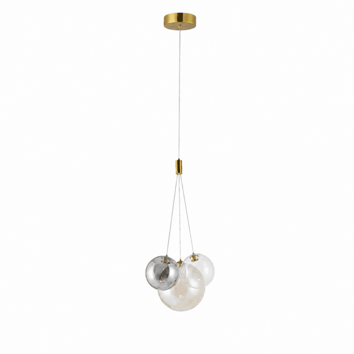 Tricolor Drift 3-Globe LED Pendant