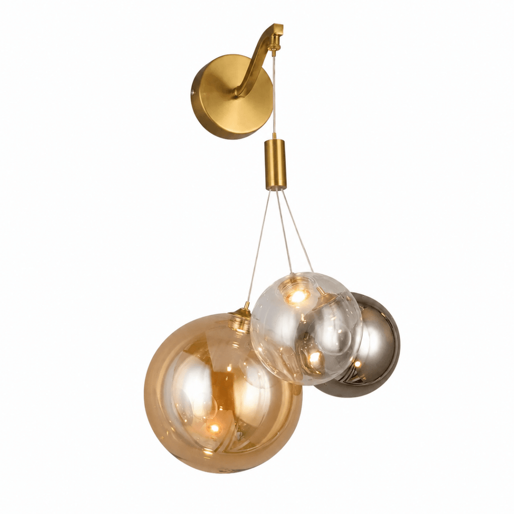 Tricolor Drift 3 - Globe LED Wall Sconce