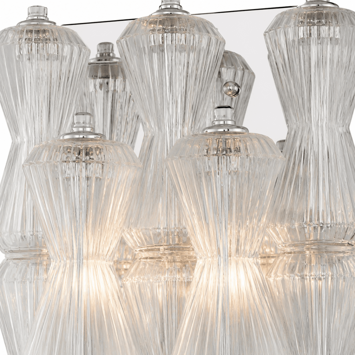 Vega Clear Rainfall Wall Sconce