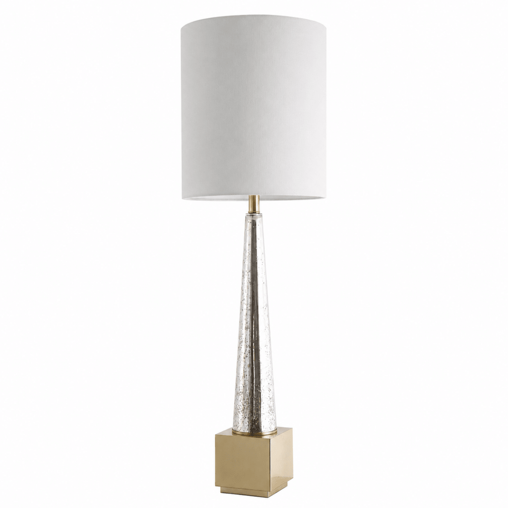 Vela 37 Inch Glass Table Lamp