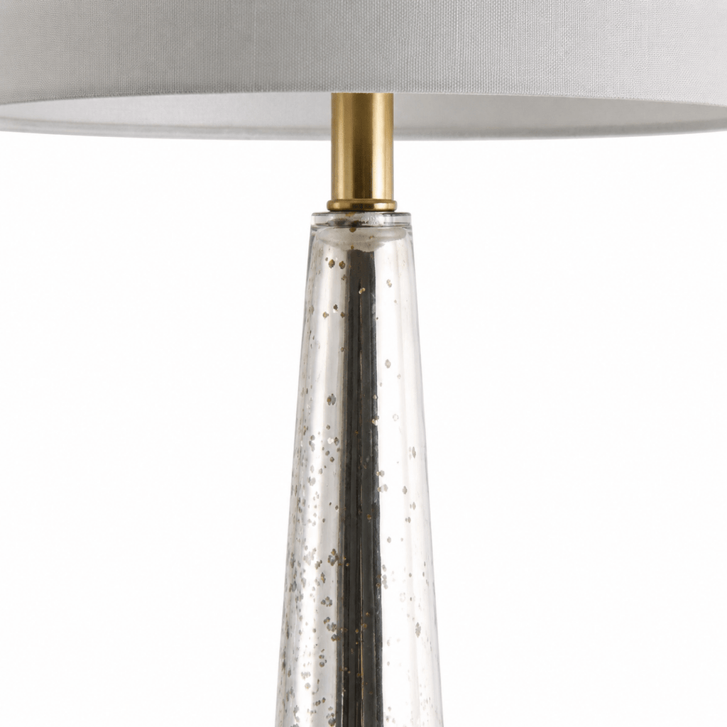 Vela 37 Inch Glass Table Lamp