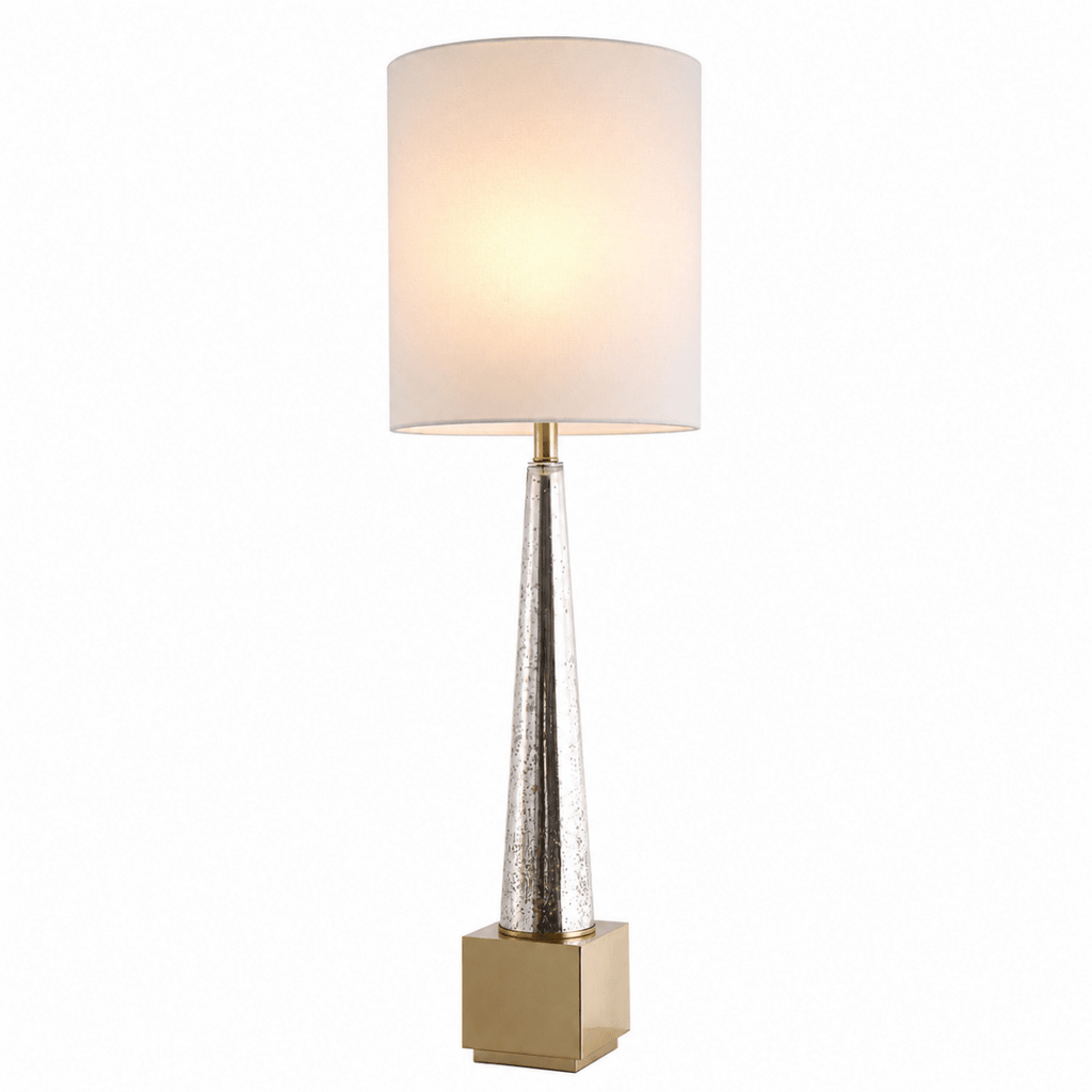 Vela 37 Inch Glass Table Lamp